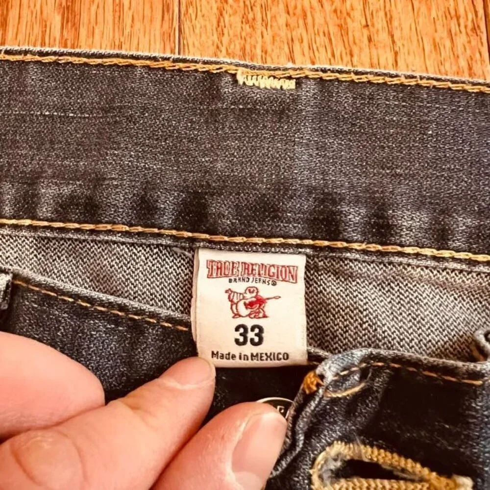 True Religion Slim Jeans Waist 33 Length 30 RN 112790
